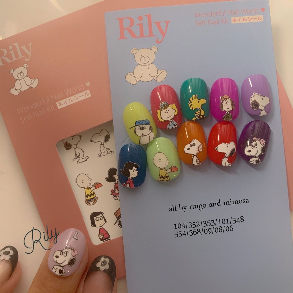 Rily Snoopy & Friends Collection Stickers - 02 (史努比和它的伙伴-全身)