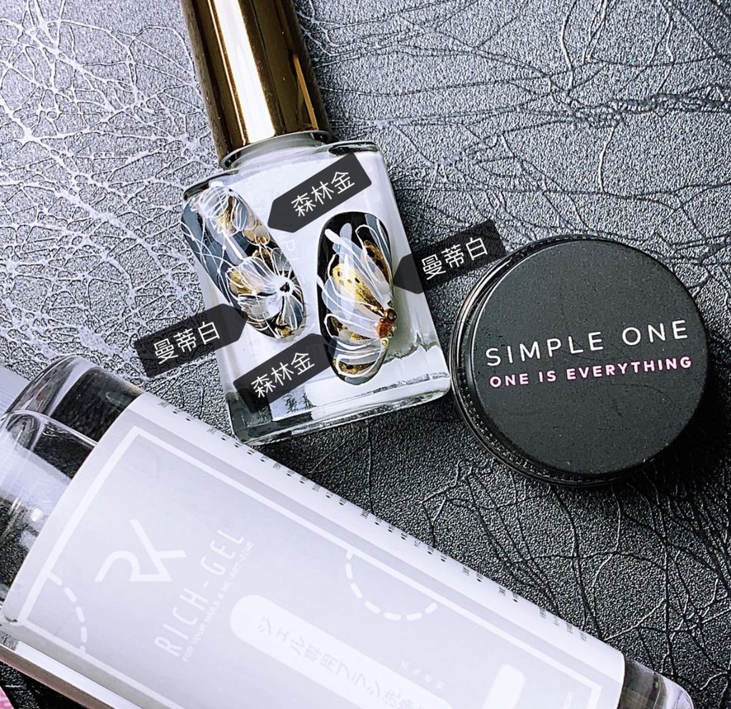 Nail P2 SSP01 - Alcohol Ink Art - White (Level 1) ( Mandy蔓蒂小白-1)