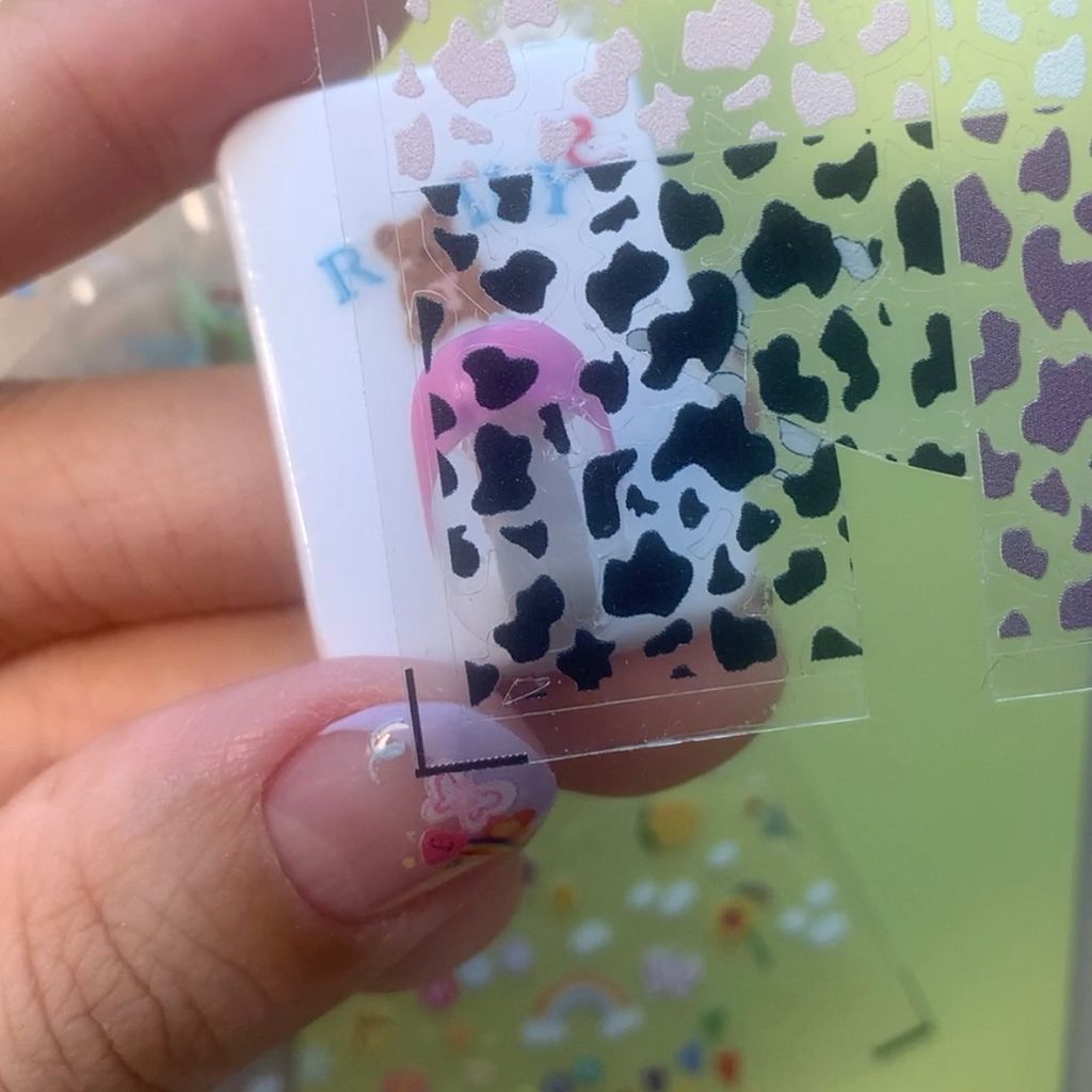 Rily Rose Collection B Stickers (牛柄)