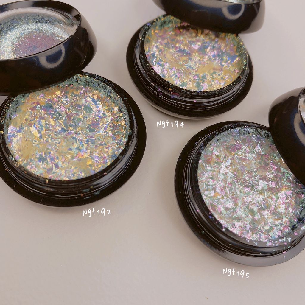 Nail P2 NGF193 - Velvet Aurora Flake #AE03 ( 松絨粉#AE03)