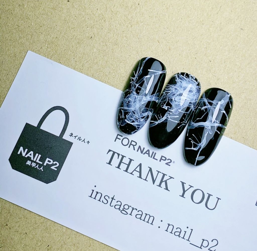 Nail P2 SSP03 - Alcohol Ink Art - White (Level 3) ( Mandy蔓蒂小白-3)