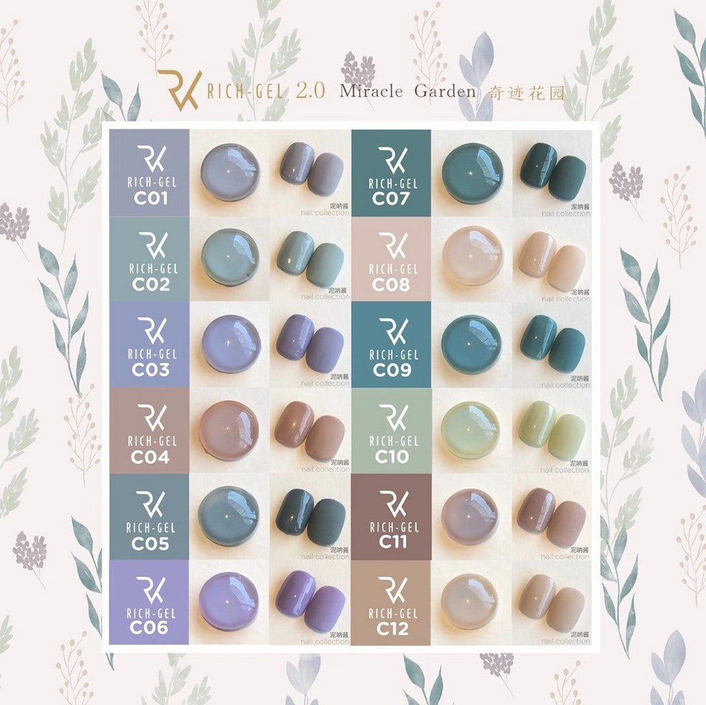 Richgel RYC08 - Miracle Garden Series - 12 Colors(奇蹟花园 - 12色)