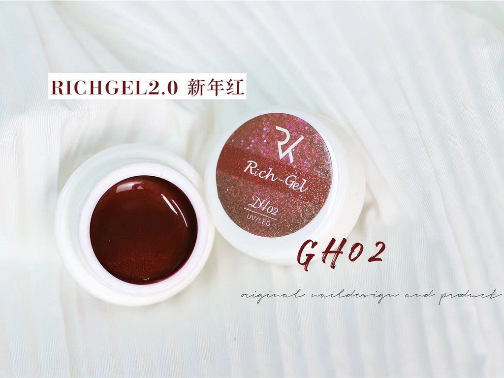 Richgel RYC11 - Classic Red Gel Collection - 6 Colors (经典红組 - 6色)