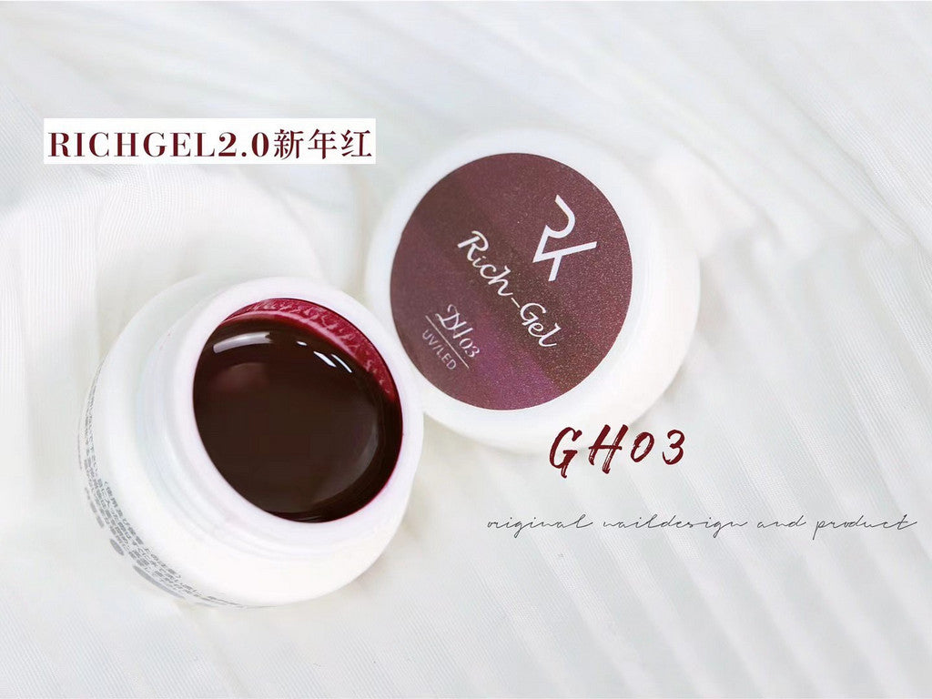 Richgel RYC11 - Classic Red Gel Collection - 6 Colors (经典红組 - 6色)