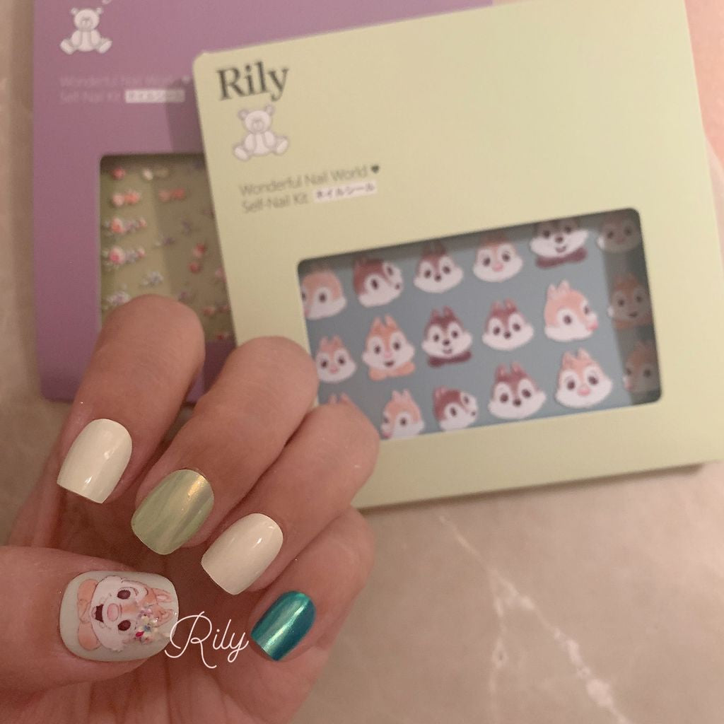 Rily Cute Squirrel Stickers (干花松鼠)