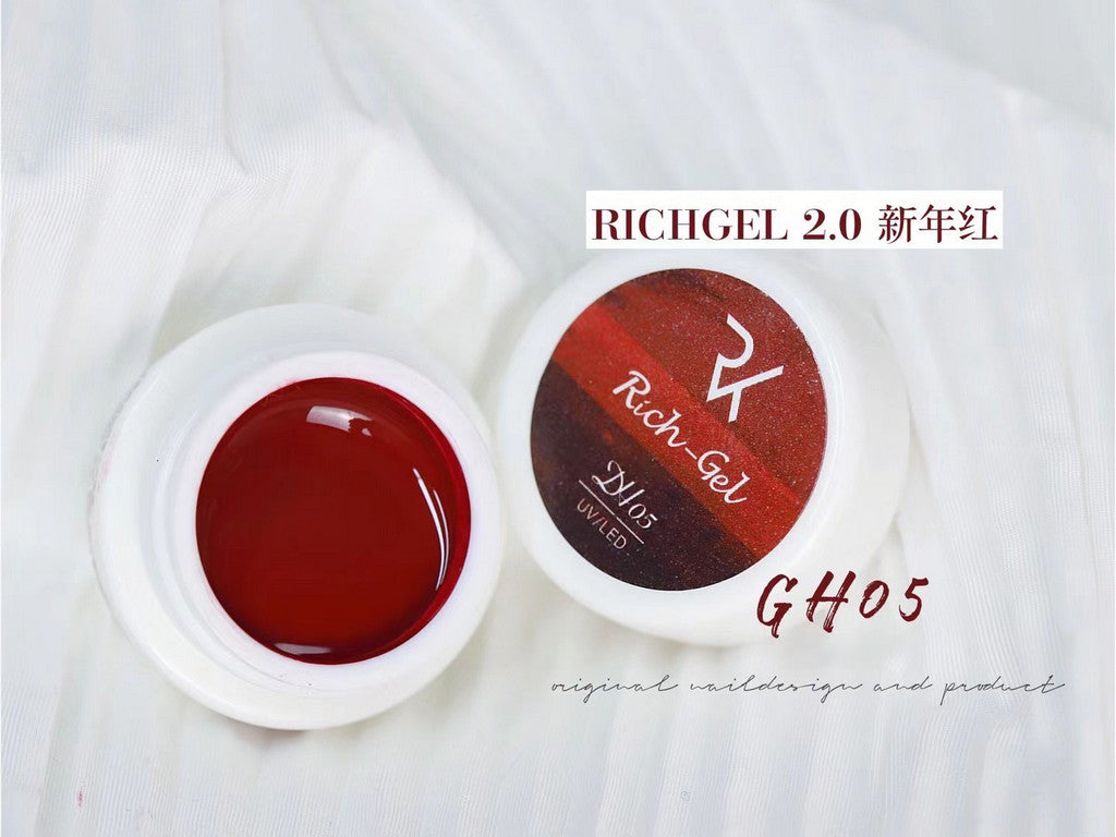 Richgel RYC11 - Classic Red Gel Collection - 6 Colors (经典红組 - 6色)