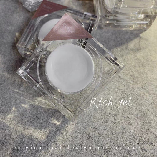 Richgel RA34 - Single Watercolor - White (單顆水彩 - 白色)