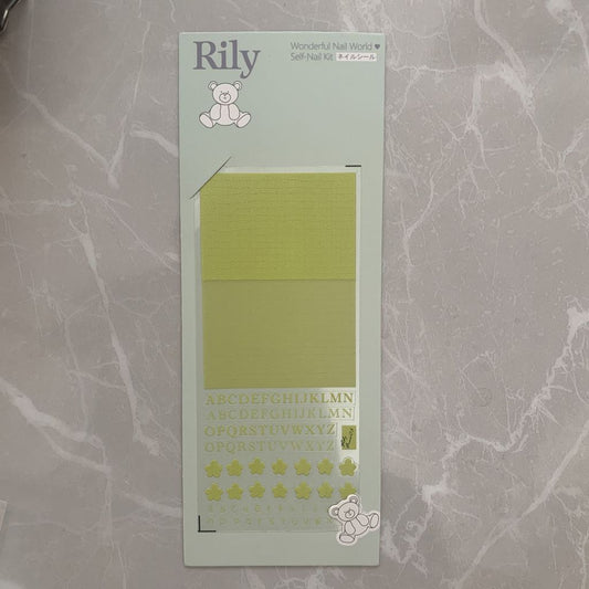 Rily Basic Strips and Flower Embryo Stickers - 03 (条纹+小花胚 - 开心果)