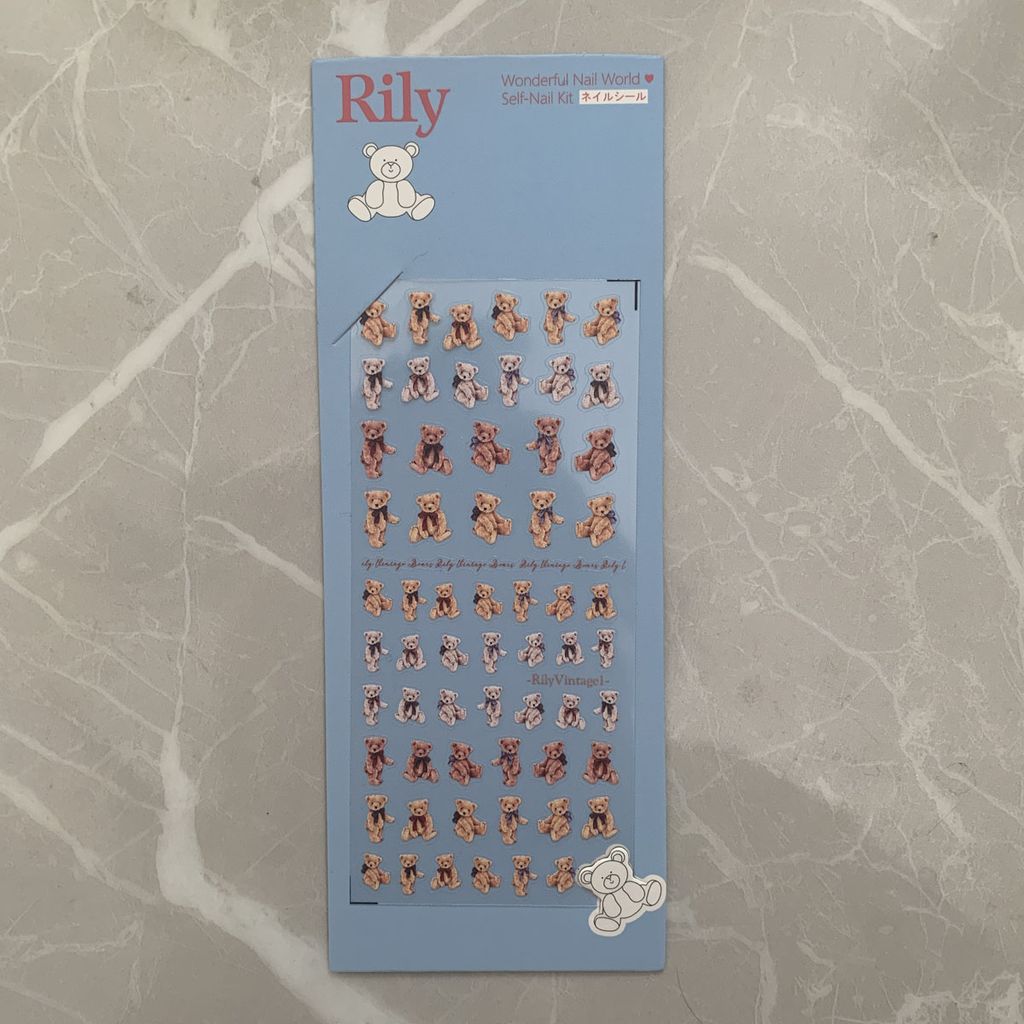 Rily Vintage Teddy Stickers (复古泰迪熊)