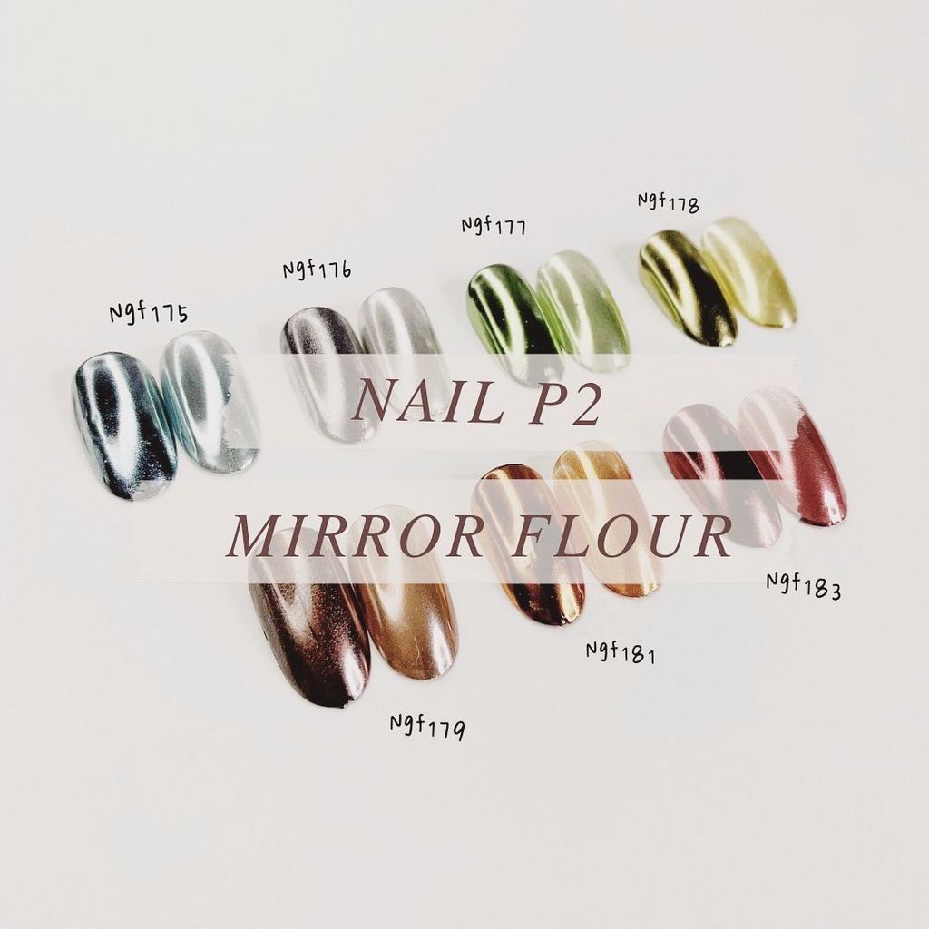 Nail P2 NGF175 -  Mirror Chrome Powder #002 ( 炫彩鏡面粉#002)