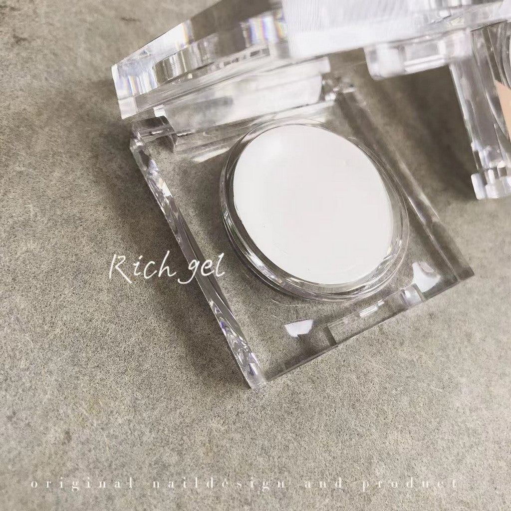 Richgel RA34 - Single Watercolor - White (單顆水彩 - 白色)