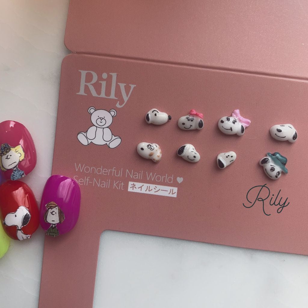 Rily 3D Cute Snoopy Collection - 02 (白胚大鼻子史努比)