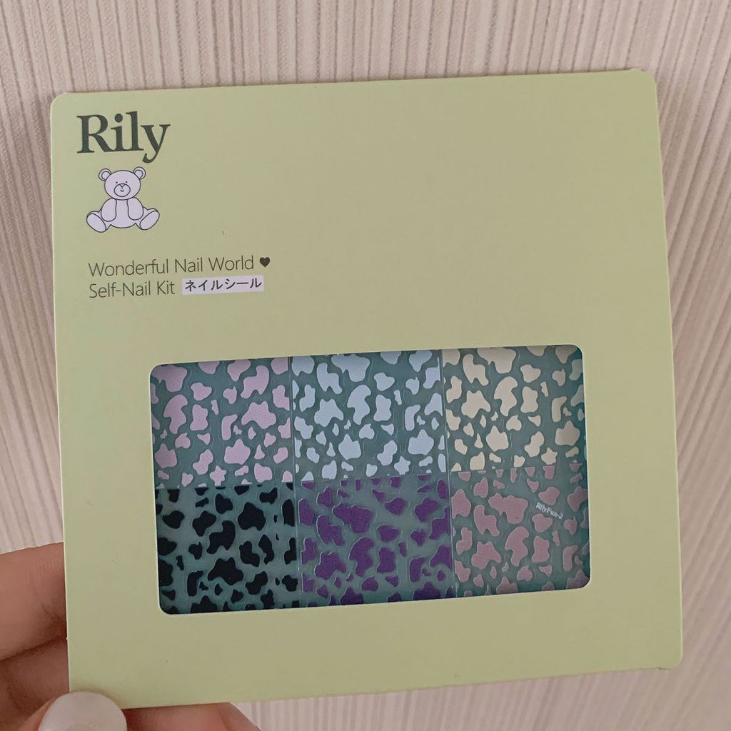 Rily Rose Collection B Stickers  (牛柄)