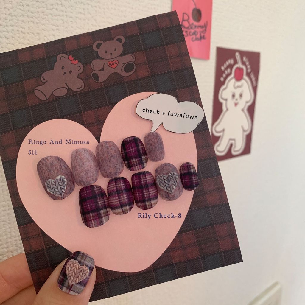 Rily Check Stickers - 03(格纹)