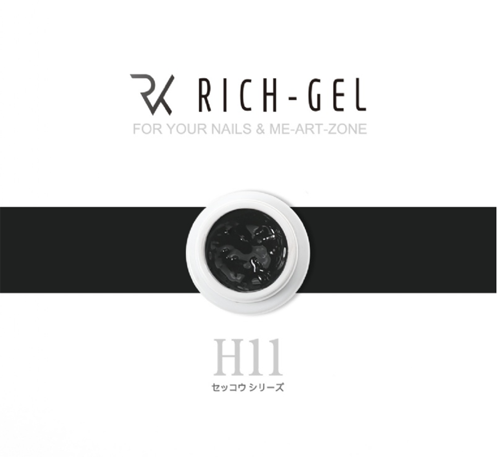 Richgel RH09 -  Spider Gel - Black  ( 拉絲黑)