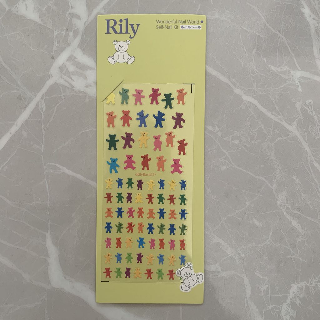 Rily Basic Bear Collection Stickers - 13 (原色尴尬熊)