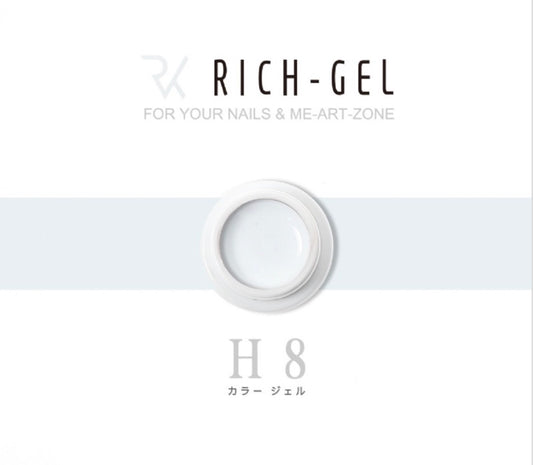 Richgel RH08 -  Spider Gel - White  ( 拉絲白)