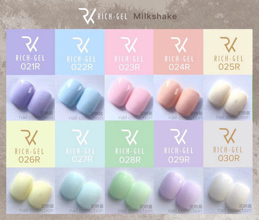 Richgel RYC01 - Milkshake Series - 10 Colors（奶昔 - 10色）