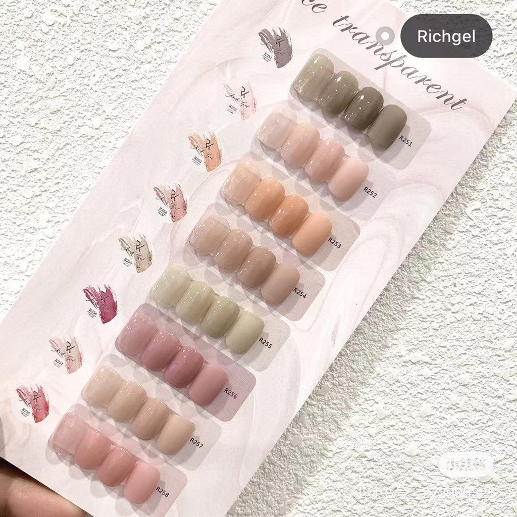 Richgel RYC07 -  Icy Sheer Nude Series - 8 Colors（冰透 - 8色）